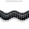41751.5 Кружево синтетическое 65мм Ц:Чёрный 