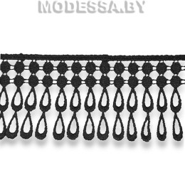 41757.17 Кружево синтетическое 50мм Ц:Чёрный 