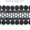 41757.27 Кружево синтетическое 85мм Ц:Чёрный 
