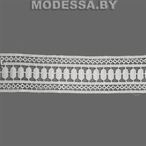 41844.1 Кружево синтетическое 40мм Ц:Молочный 