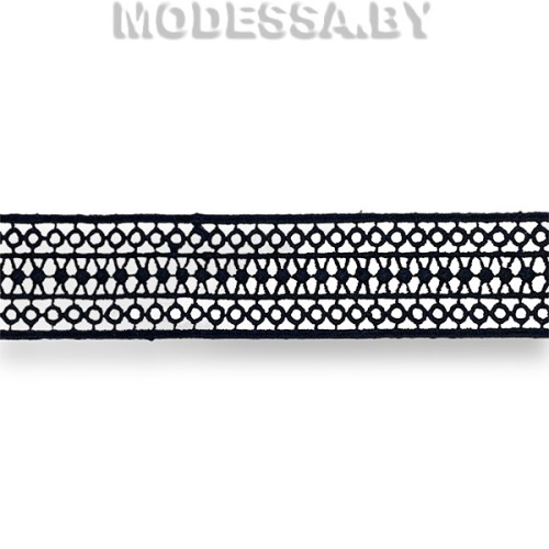 41844.2 Кружево синтетическое 40мм Ц:Чёрный 