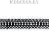 41844.4 Кружево синтетическое 25мм Ц:Чёрный 