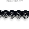 41844.6 Кружево синтетическое 55мм Ц:Чёрный 