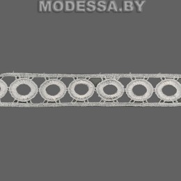 68 WO Кружево синтетич. 30мм Ц:2 Молочный 