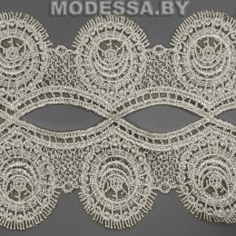 701JCS Кружево синтетич. 110мм Ц:Т.Молочный