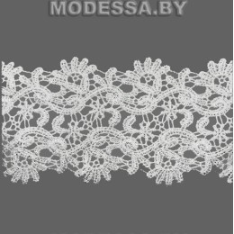 90045BS Кружево синтетич. 95мм Ц:Молочный 