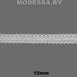 7240 Кружево хлопковое 15мм Ц:Молочный