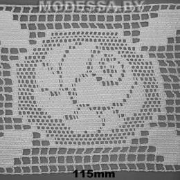 811 Кружево хлопковое 115мм Ц:Белый 