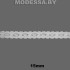 8331 Кружево хлопковое 15мм Ц:Молочный