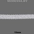 А-8414 Кружево хлопковое 15мм Ц:Белый 