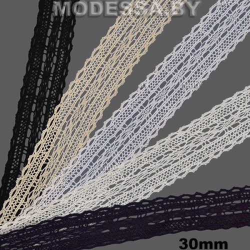 А8717 Кружево хлопковое 30мм 