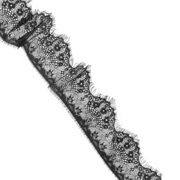 А 019 С-1 Кружево синтетическое 90мм Ц:Чёрный 