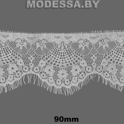 А 019 С-1 Кружево синтетическое 90мм Ц:Молочный 