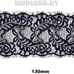 А 079 Кружево синтетическое 130мм Ц:Чёрный 