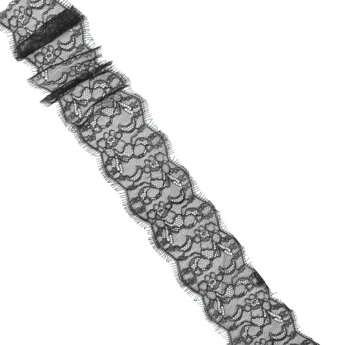А 082 Кружево синтетическое 110мм Ц:Чёрный 