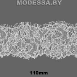 А 082 Кружево синтетическое 110мм Ц:Молочный 