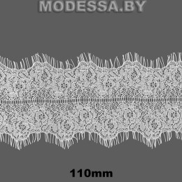 157 А Кружево синтетич. 110мм Ц:Молочный 