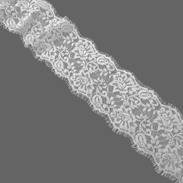 205-11 А Кружево синтетич. 100мм Ц:Молочный 