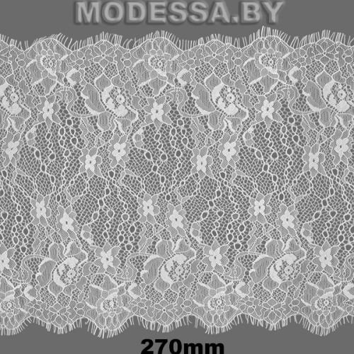 А 399-2 Кружево синтетич. 270мм Ц:Молочный 