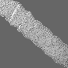 425 А Кружево синтетическое 130мм Ц:Серый 