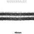 А 682 Кружево синтетическое 40мм Ц:Чёрный 