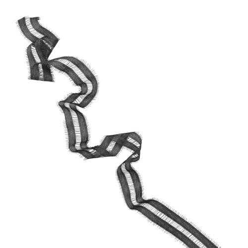 А 682 Кружево синтетическое 40мм Ц:Чёрный 