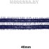 682 А Кружево синтетическое 40мм Ц:Синий 