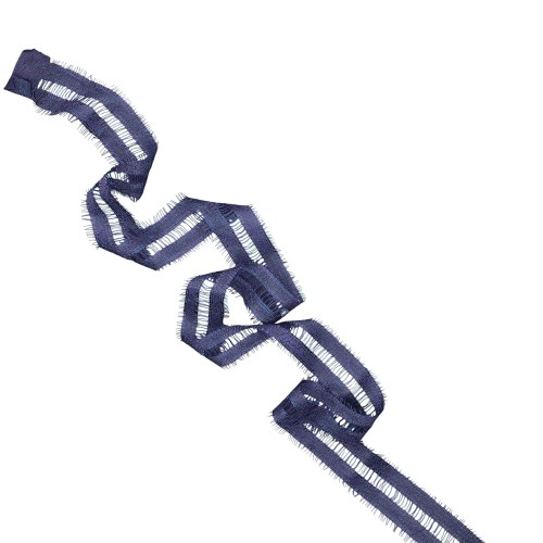 682 А Кружево синтетическое 40мм Ц:Синий 