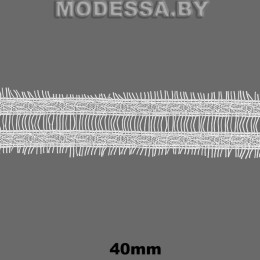 А 682 Кружево синтетическое 40мм Ц:Молочный 