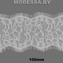 А 685 Кружево синтетич. 100мм Ц:Молочный