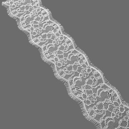 А 685 Кружево синтетич. 100мм Ц:Молочный