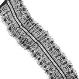 751 А Кружево синтетическое 150мм Ц:Чёрный 