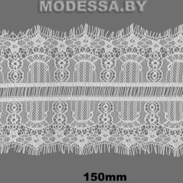 А 751 Кружево синтетич. 150мм Ц:Молочный 