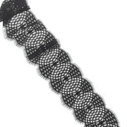 А 924  Кружево синтетическое 120мм Ц:Чёрный 