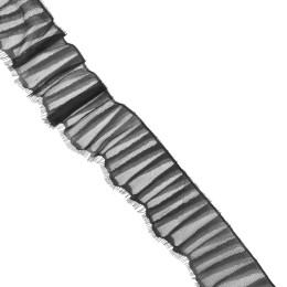 931-1 Кружево синтетическое 105мм Ц:Чёрный