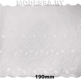 089 D-l-W Шитьё хлопковое 190мм Ц:Белый