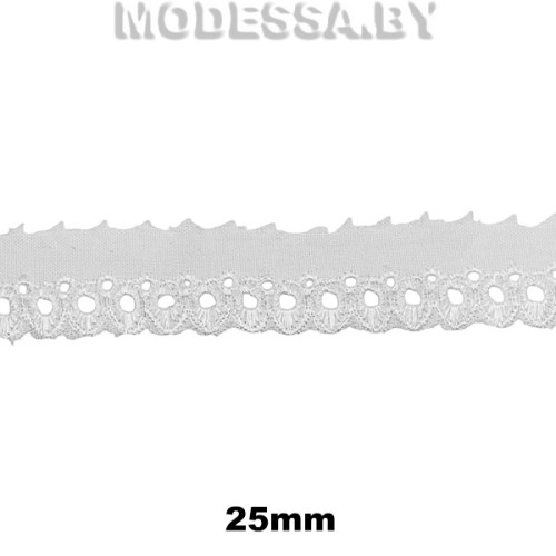 Шитьё хлопковое 25мм Ц:3 Белый 