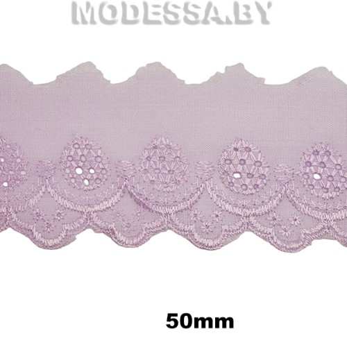 Шитьё хлопковое 50мм Ц:16 Сиреневый 