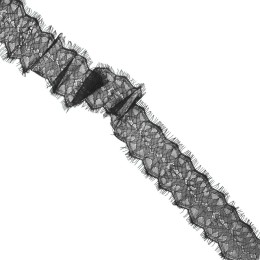 А 010 Кружево синтетическое 65мм Ц:Чёрный 