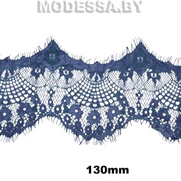 019 А Кружево синтетическое 125мм Ц:Синий 