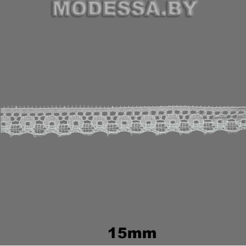 1109 W Кружево синтетическое 15мм Ц:Молочный 