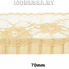 11 S Тесьма синтетич. 70мм Ц:1 Бежевый 
