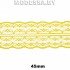 133-2 Кружево синтетическое 45мм Ц:11 Жёлтый