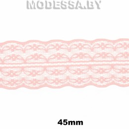 133-2 кружево синтетич. 45мм Ц:5 Персиковый