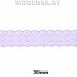 1658-2 Кружево синтетич. 30мм Ц:3 Сиреневый