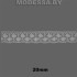 171 Кружево синтетич. 20мм Ц:3 Молочный