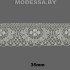 187 Кружево синтетическое 35мм Ц:Молочный 