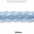2168-А Кружево синтетич. 40мм Ц:Голубой 