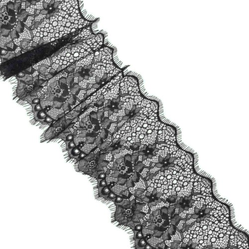 А 399 Кружево синтетич. 185мм Ц:Чёрный 
