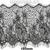 А 399 Кружево синтетич. 185мм Ц:Чёрный 